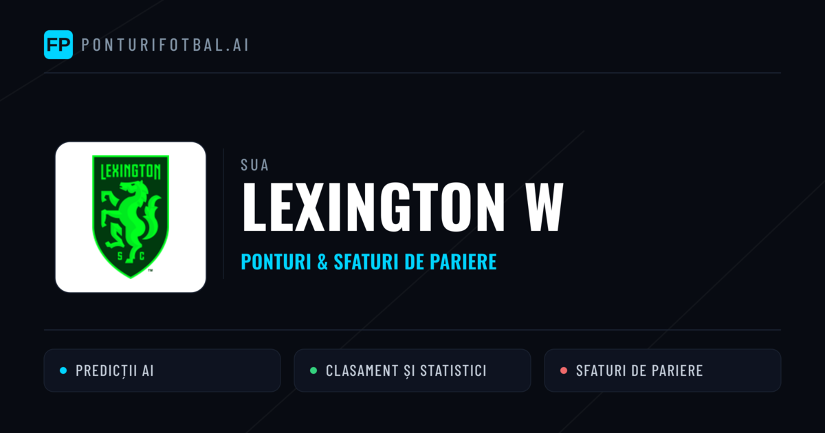 Lexington W Ponturi și statistici