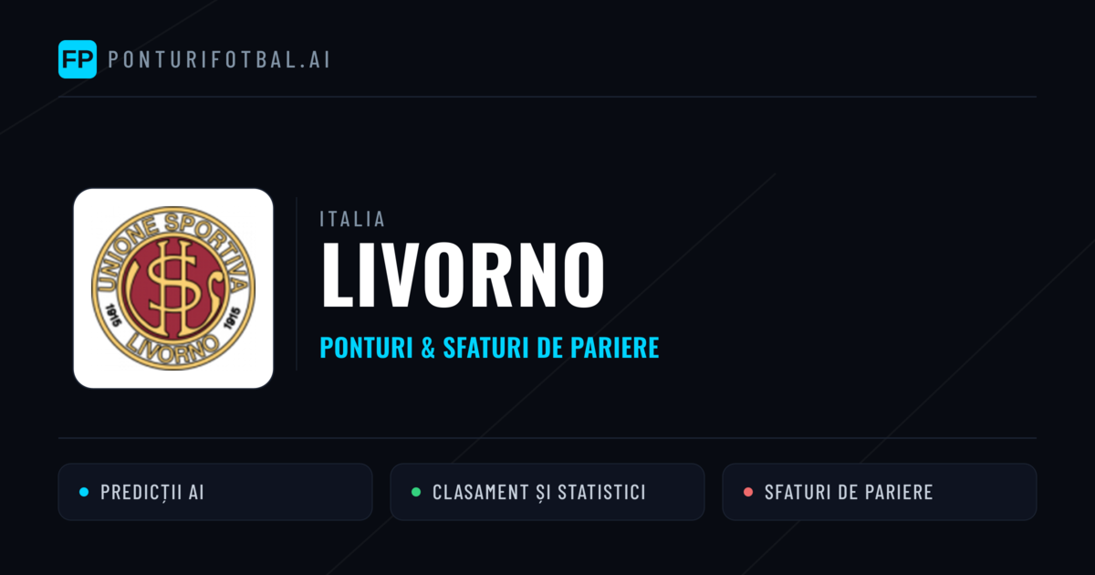 Livorno Ponturi și statistici