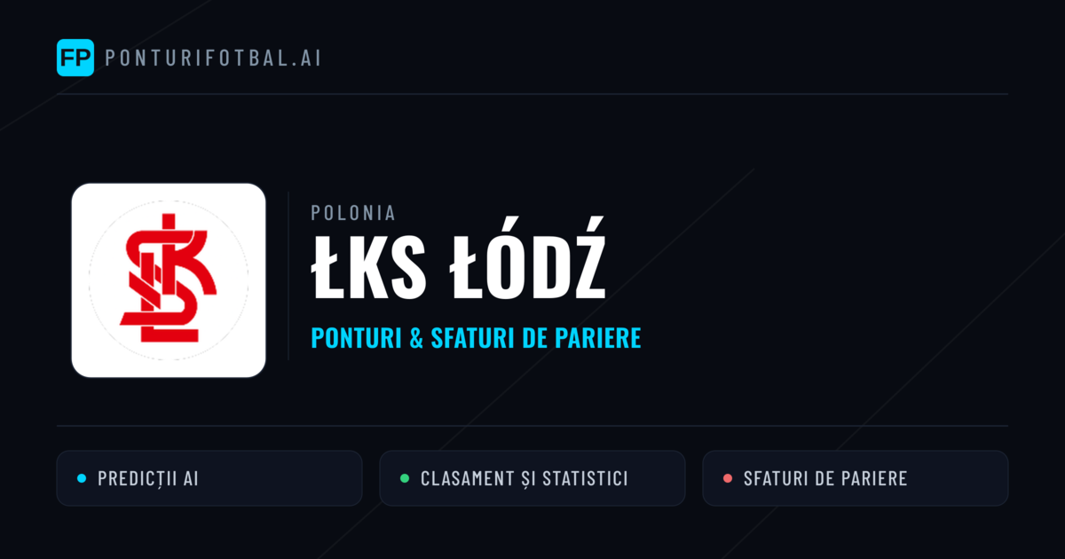 ŁKS Łódź Ponturi și statistici