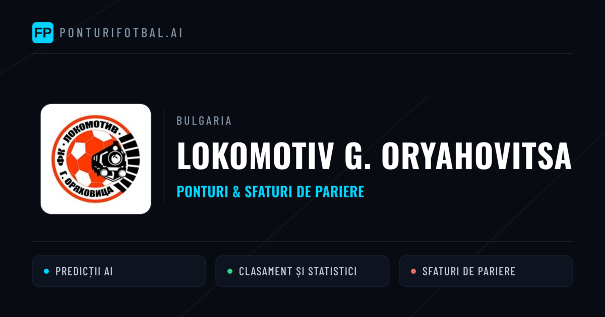 Lokomotiv G. Oryahovitsa Ponturi și statistici