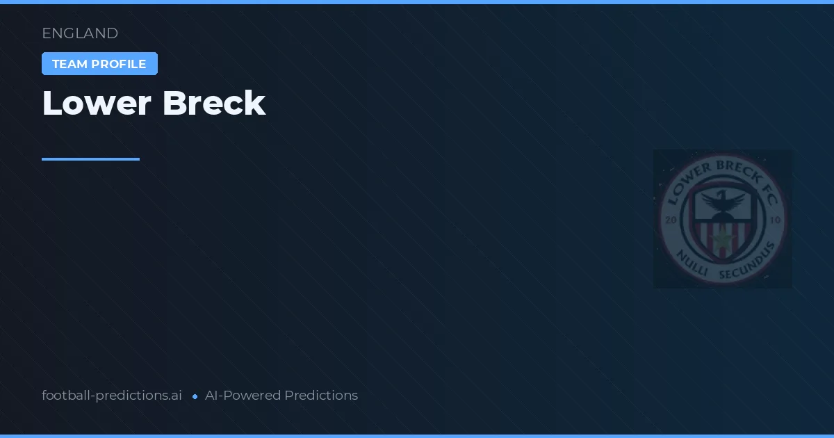 Lower Breck Ponturi și statistici