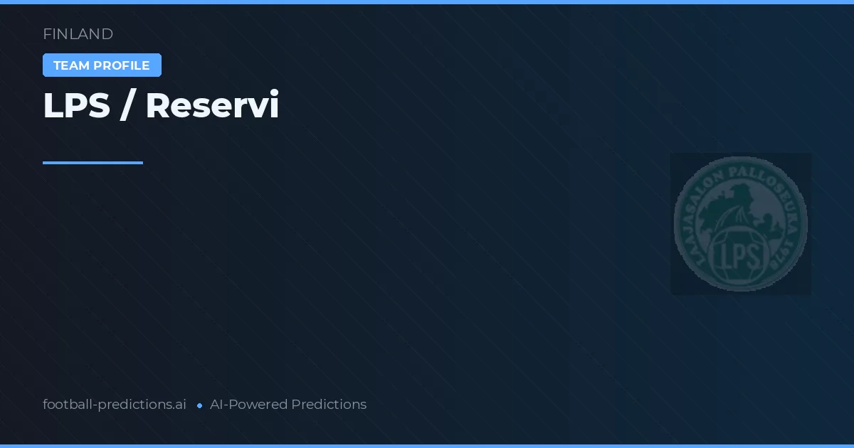 LPS / Rezervă Ponturi și statistici