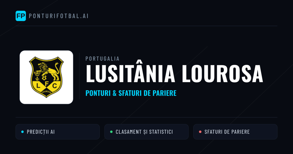 Lusitânia Lourosa Ponturi și statistici