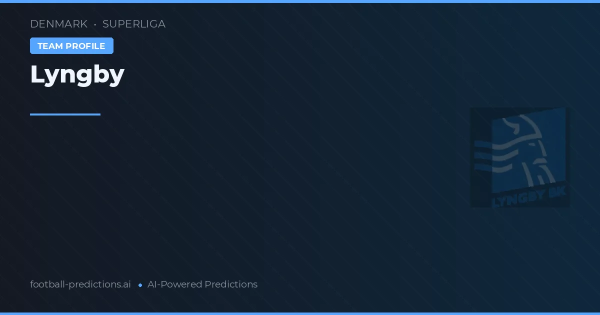 Lyngby Ponturi și statistici