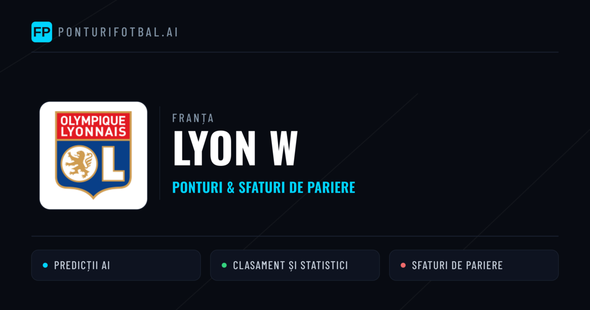Lyon W Ponturi și statistici