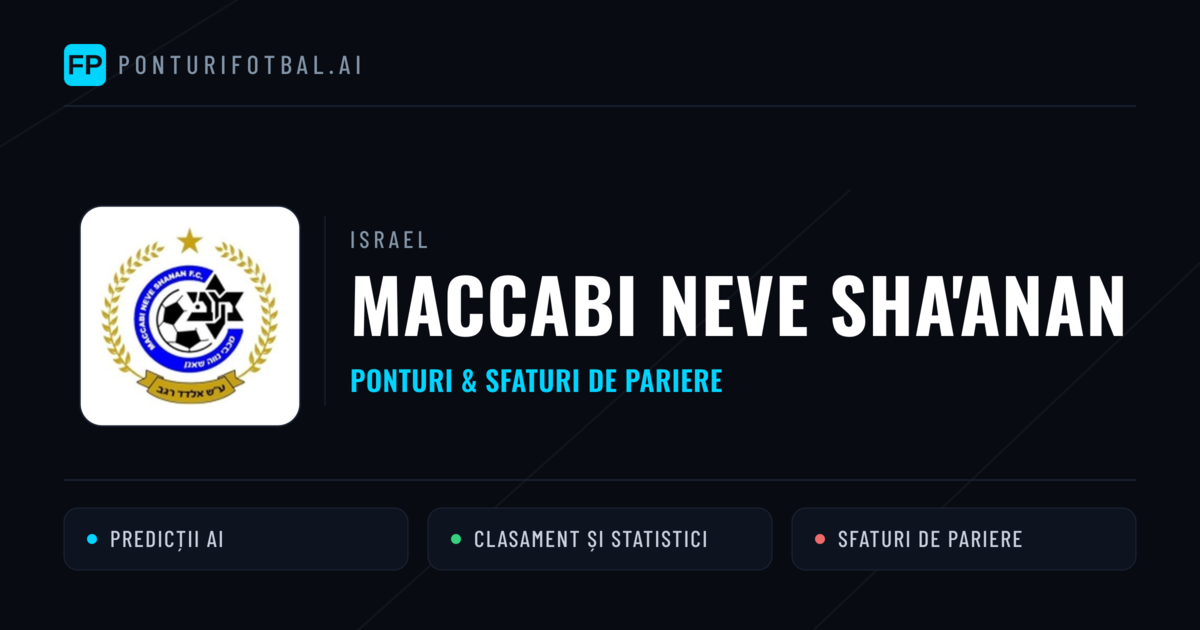 Maccabi Neve Sha'anan Ponturi și statistici