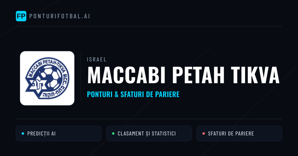 Maccabi Petah Tikva Ponturi și statistici