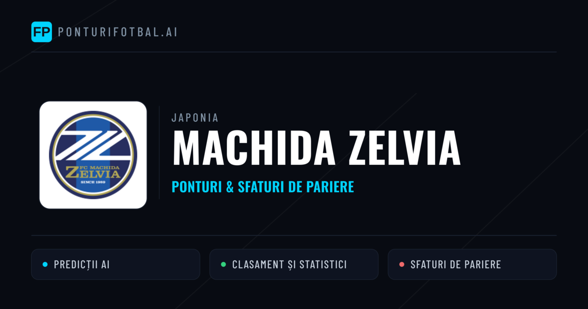 Machida Zelvia Ponturi și statistici
