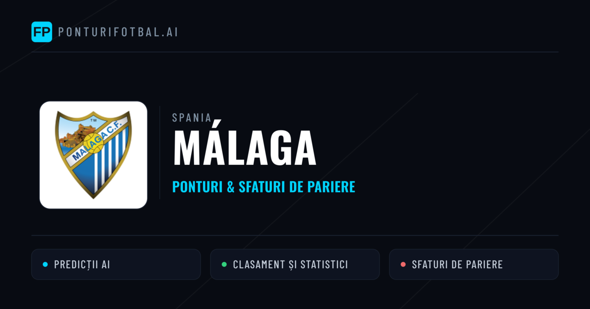 Málaga Ponturi și statistici