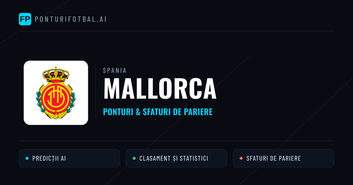 Mallorca Ponturi și statistici