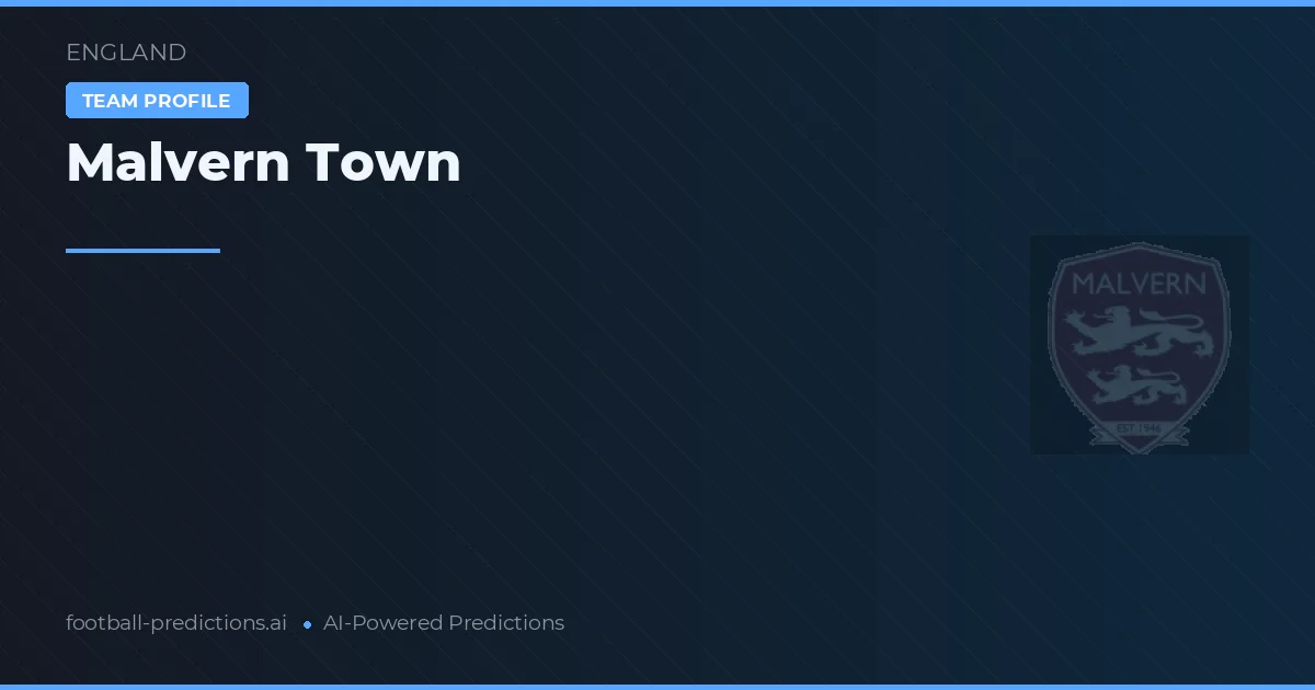 Malvern Town Ponturi și statistici