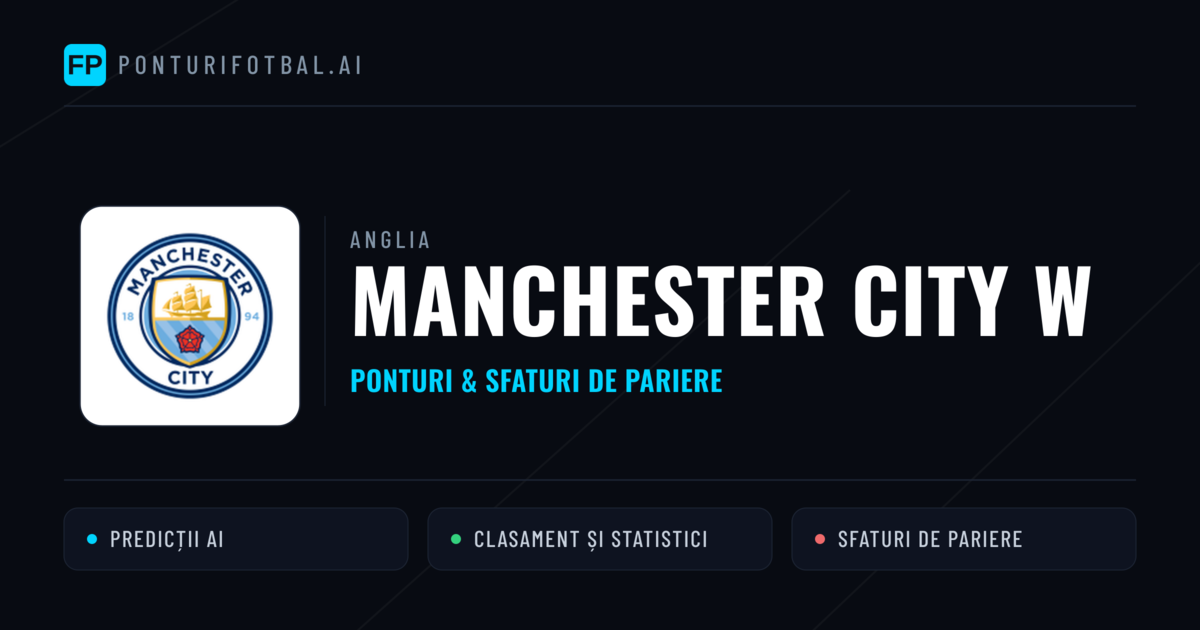 Manchester City W Ponturi și statistici