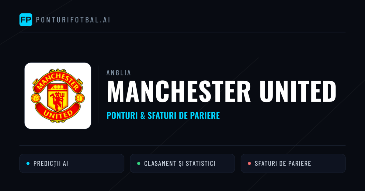 Manchester United Ponturi și statistici