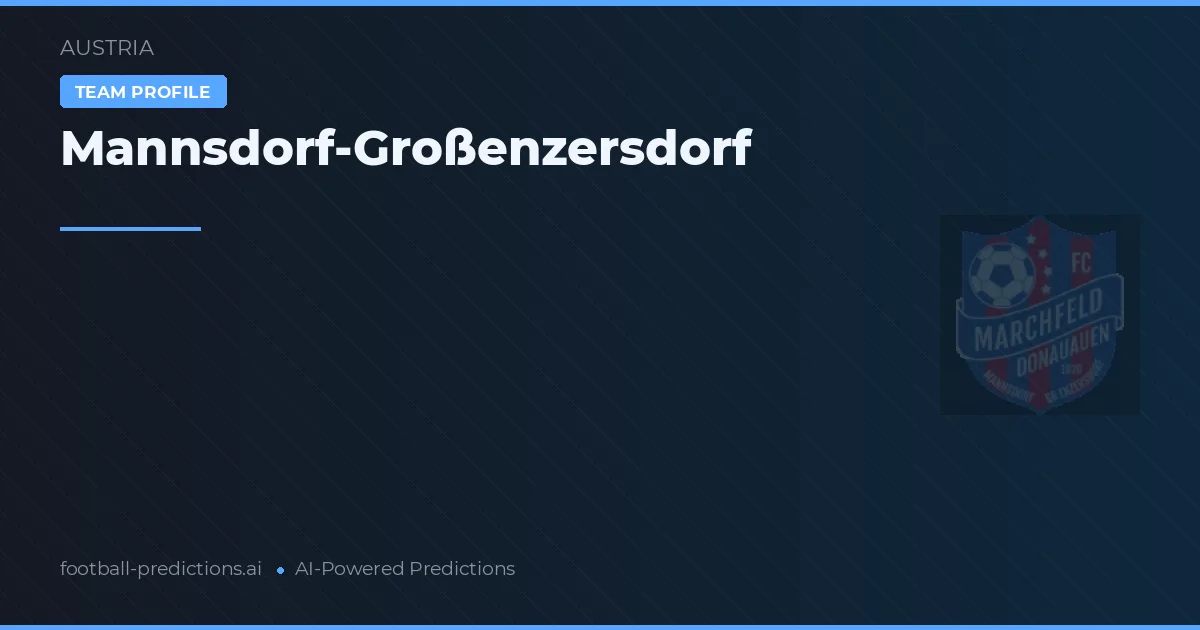 Mannsdorf-Großenzersdorf Ponturi și statistici