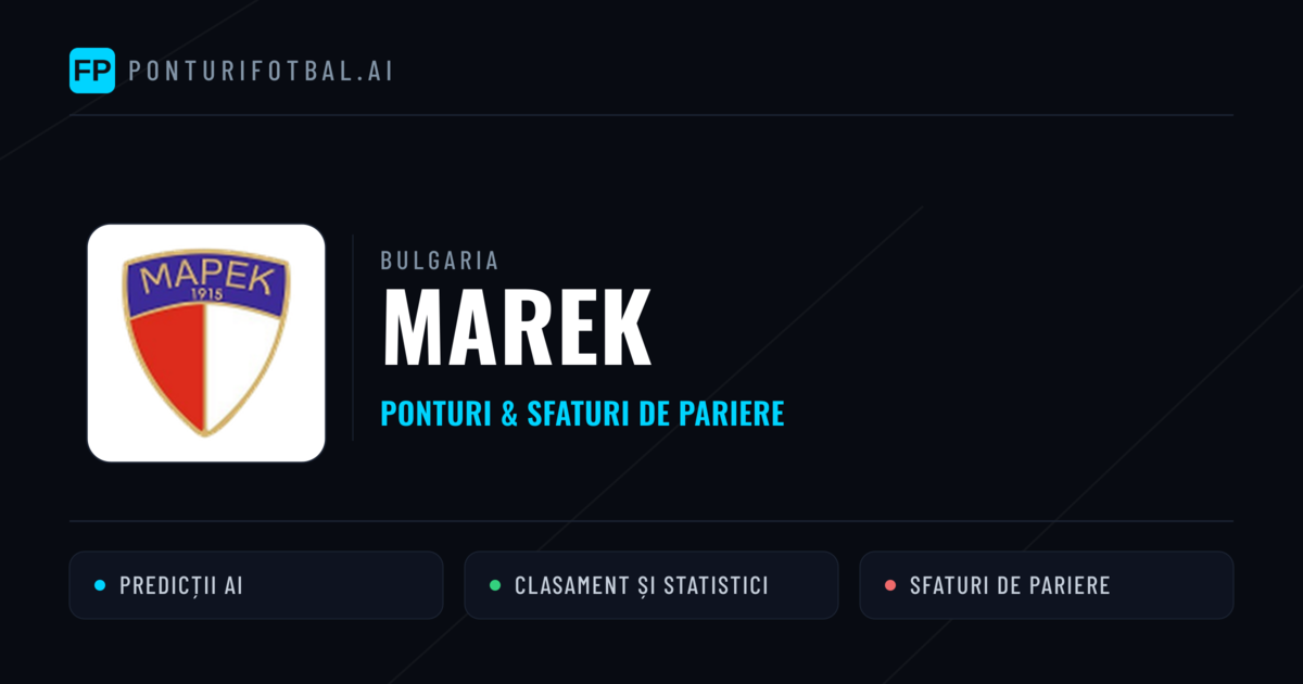 Marek Ponturi și statistici