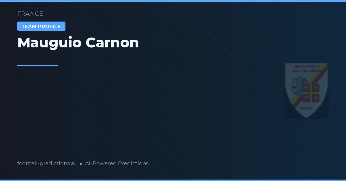 Mauguio Carnon Ponturi și statistici