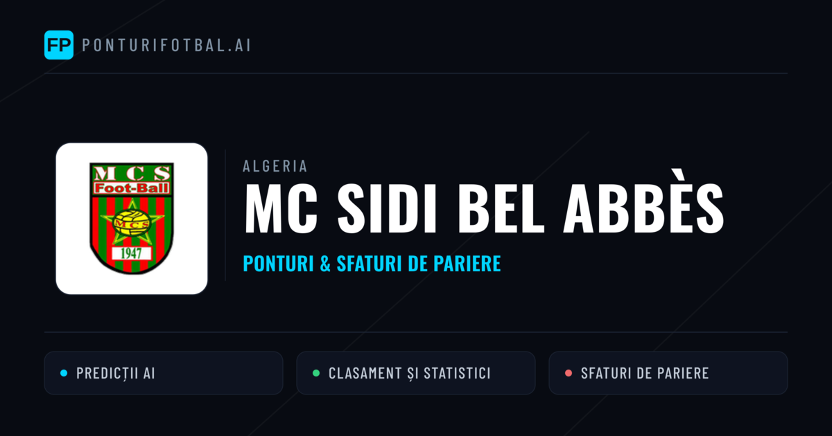 MC Sidi Bel Abbès Ponturi și statistici