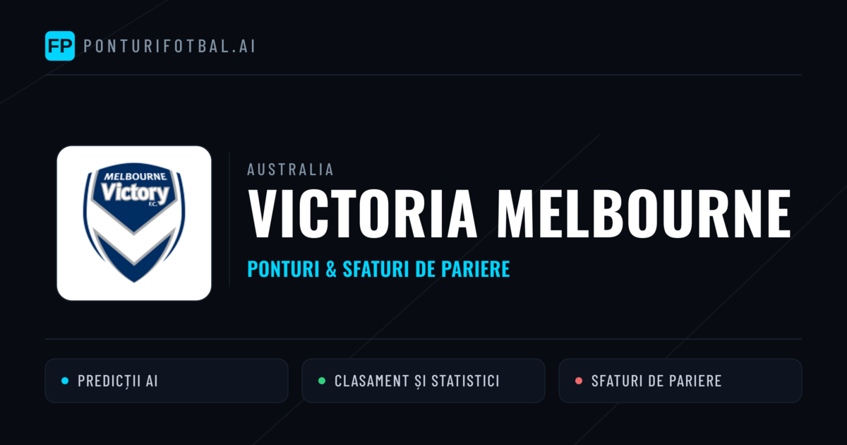 Victoria Melbourne Ponturi și statistici
