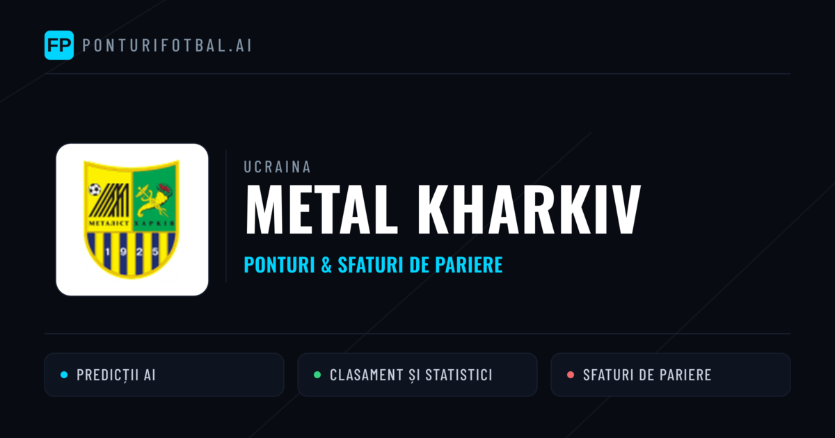 Metal Kharkiv Ponturi și statistici