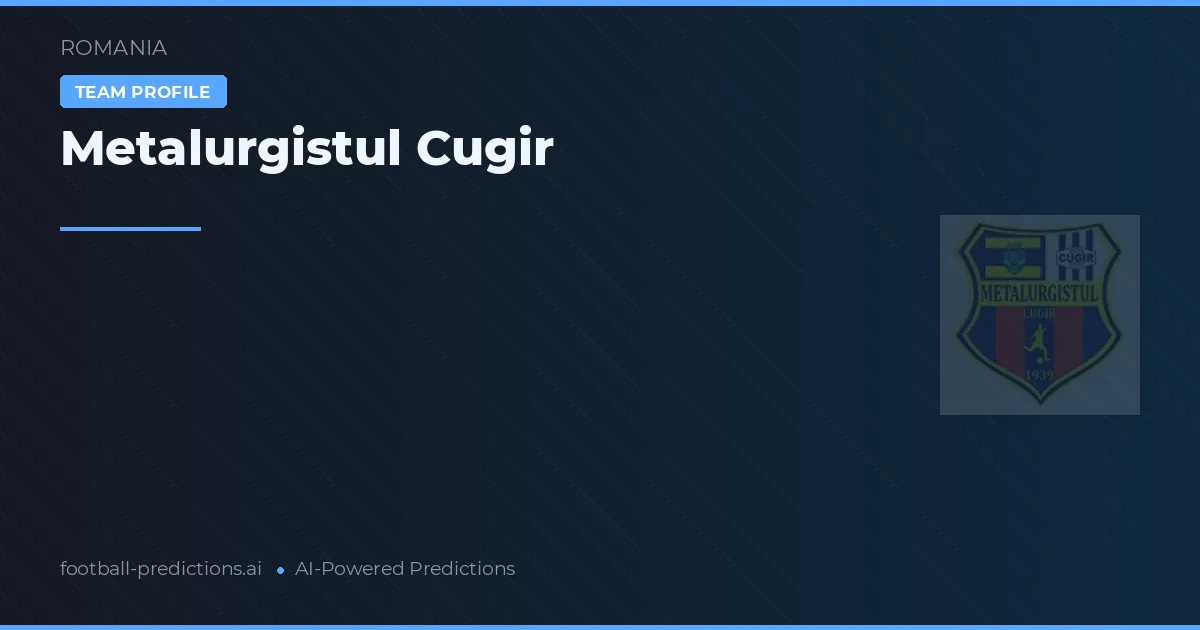 Metalurgistul Cugir Ponturi și statistici