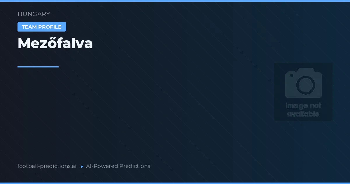 Mezőfalva Ponturi și statistici
