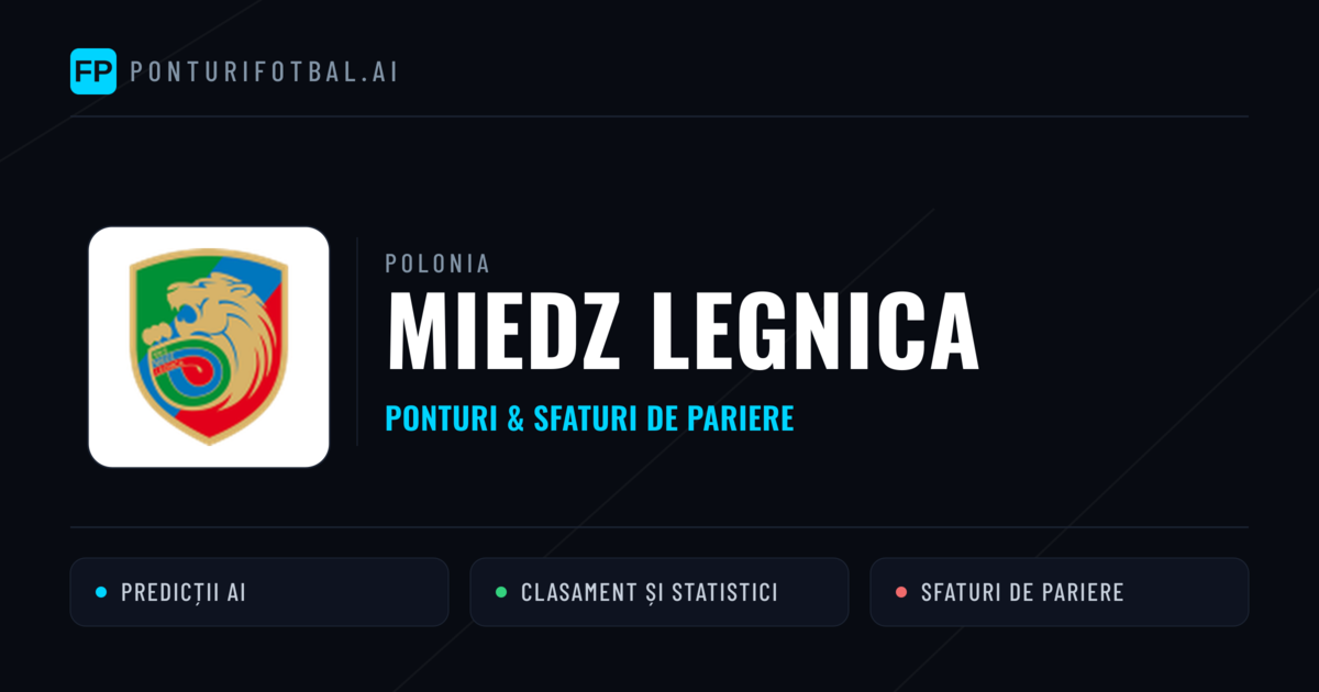 Miedz Legnica Ponturi și statistici
