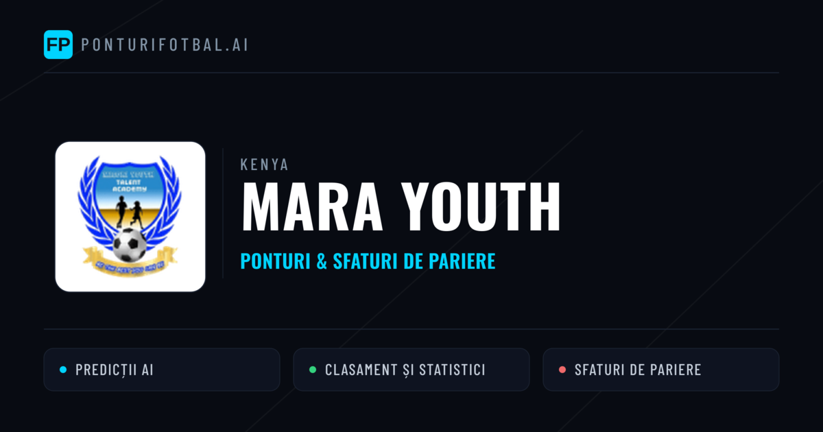 Mara Youth Ponturi și statistici