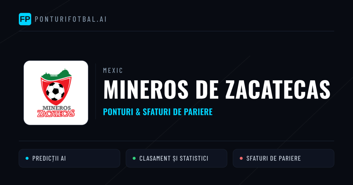 Mineros de Zacatecas Ponturi și statistici