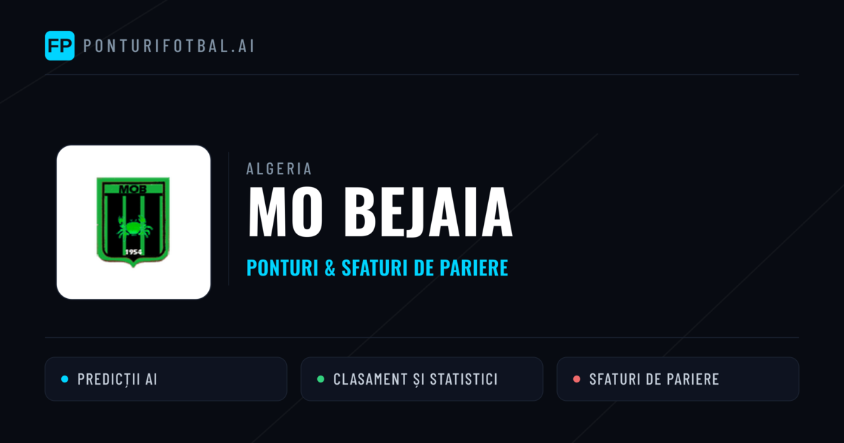 MO Bejaia Ponturi și statistici
