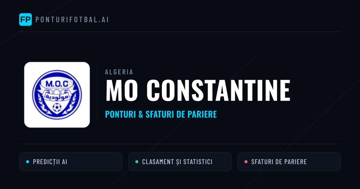 MO Constantine Ponturi și statistici