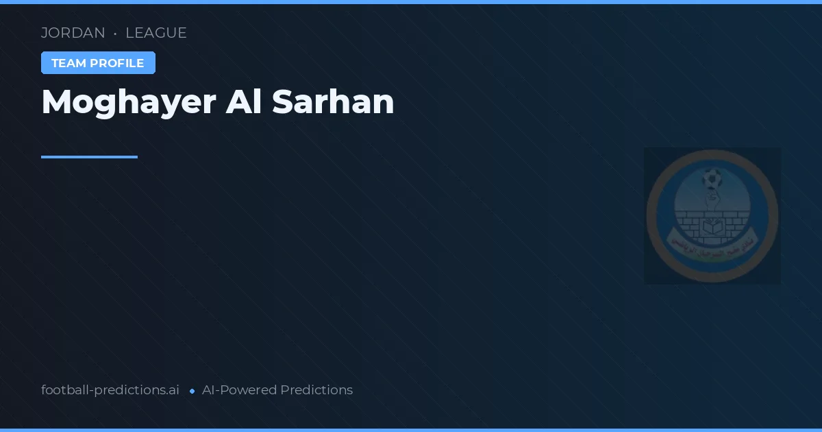 Moghayer Al Sarhan Ponturi și statistici