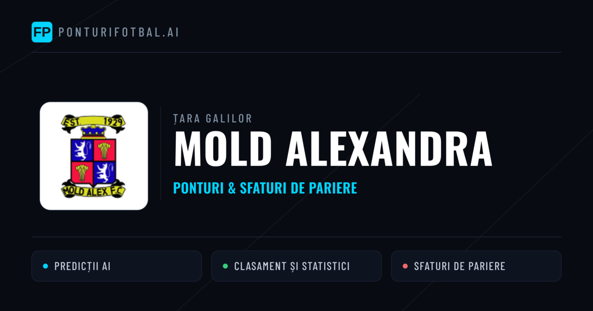 Mold Alexandra Ponturi și statistici
