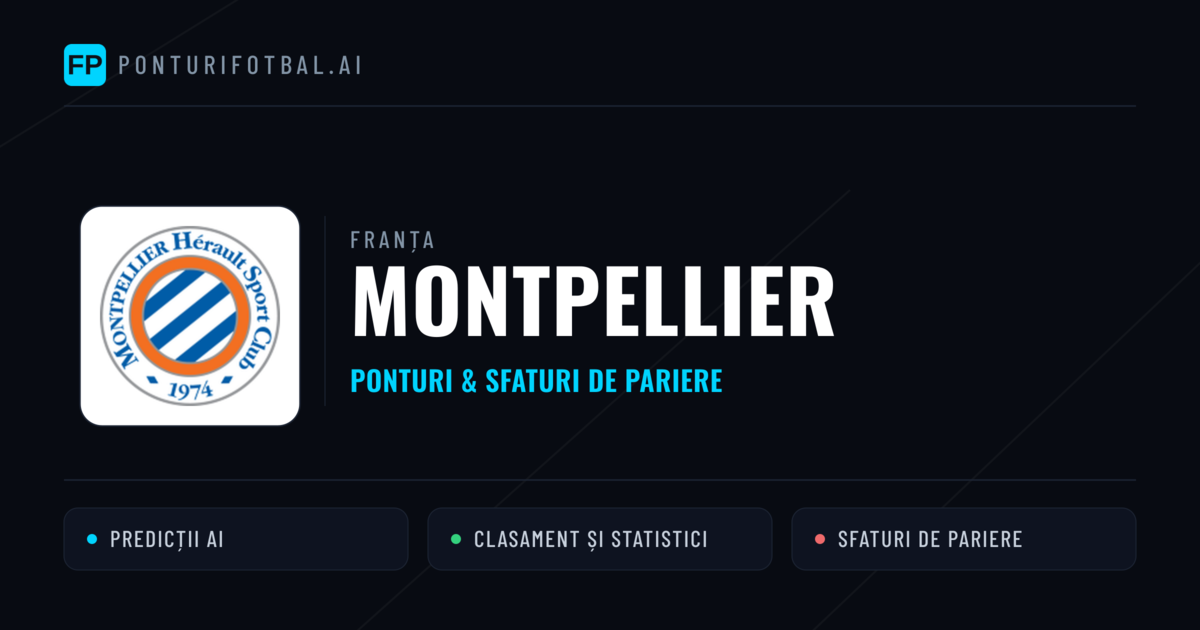Montpellier Ponturi și statistici