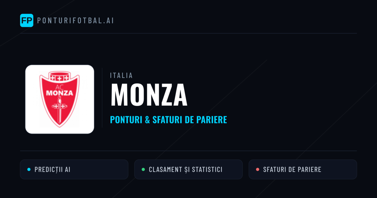 Monza Ponturi și statistici