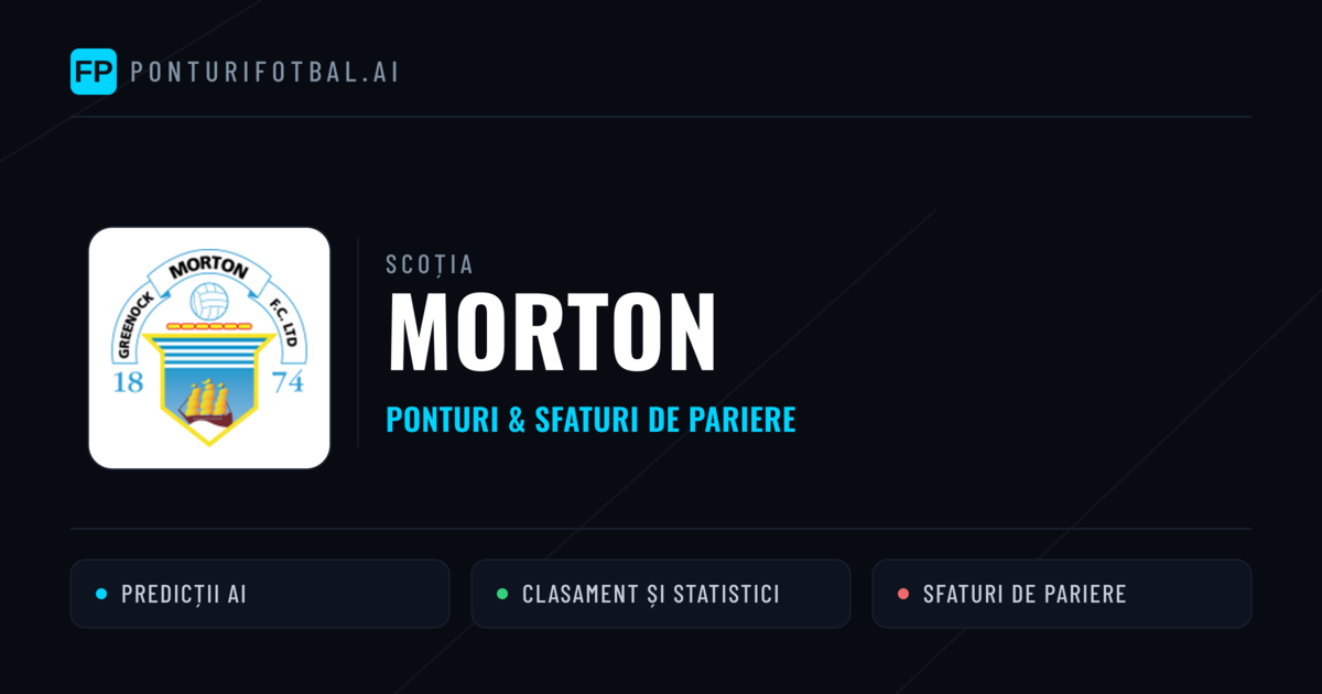 Morton Ponturi și statistici