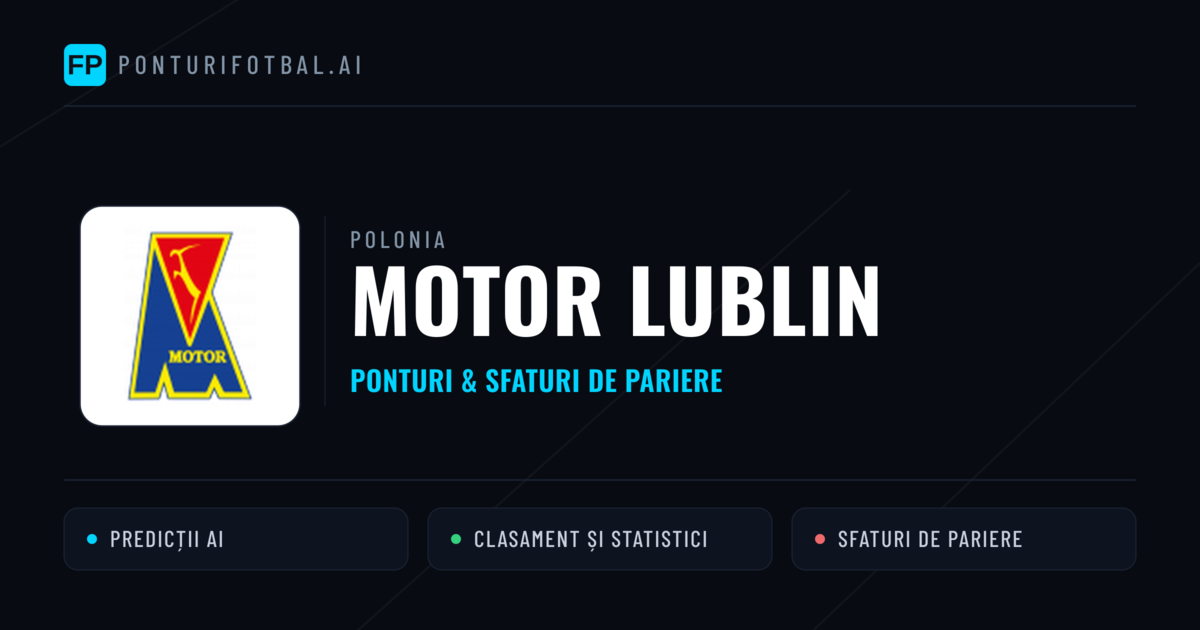 Motor Lublin Ponturi și statistici