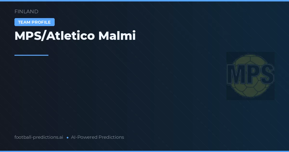 MPS/Atletico Malmi Ponturi și statistici
