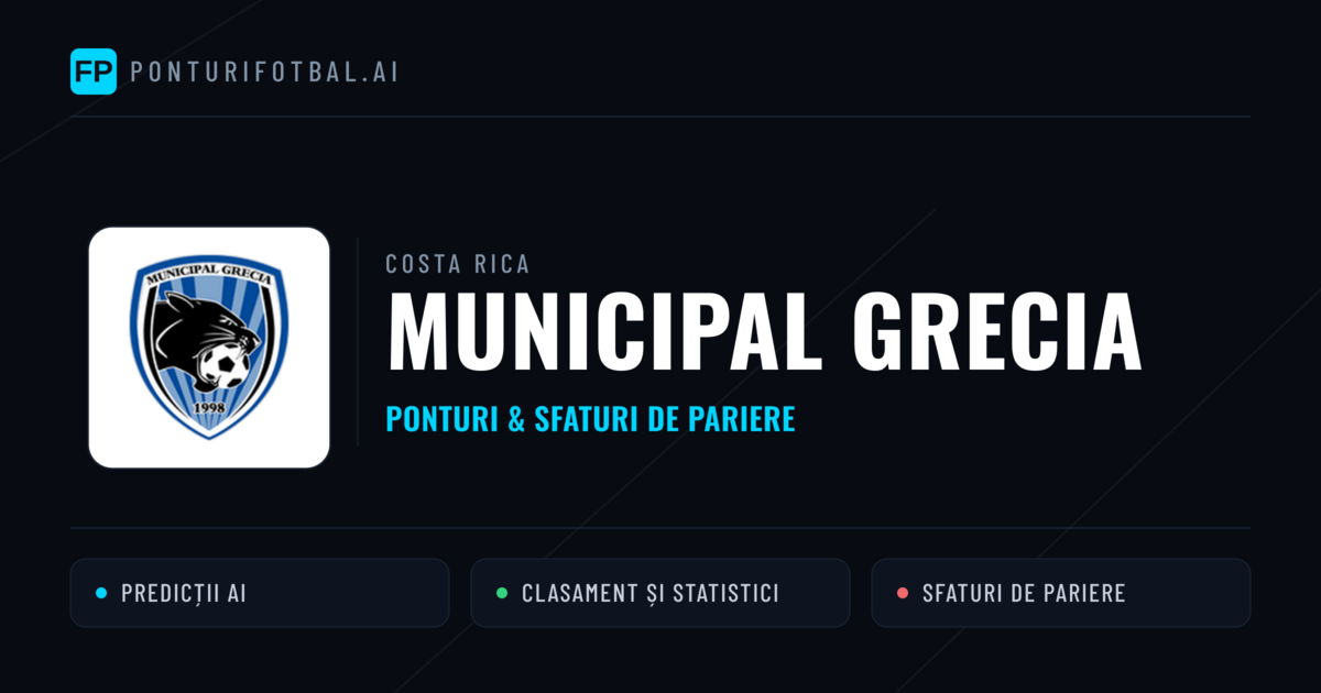 Municipal Grecia Ponturi și statistici