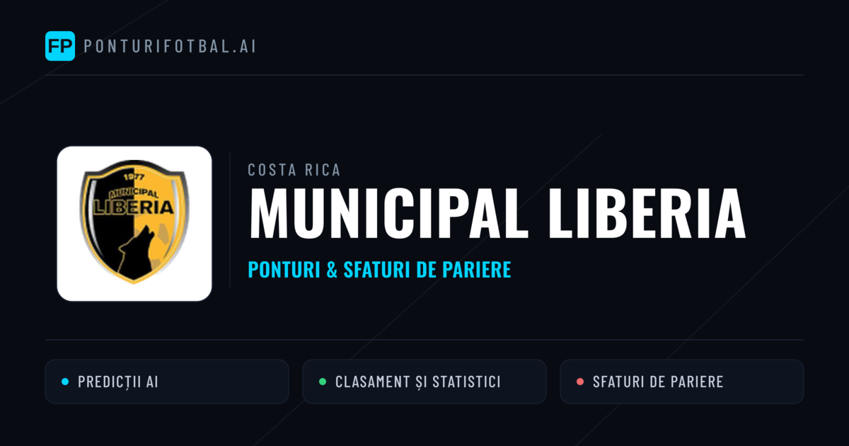 Municipal Liberia Ponturi și statistici