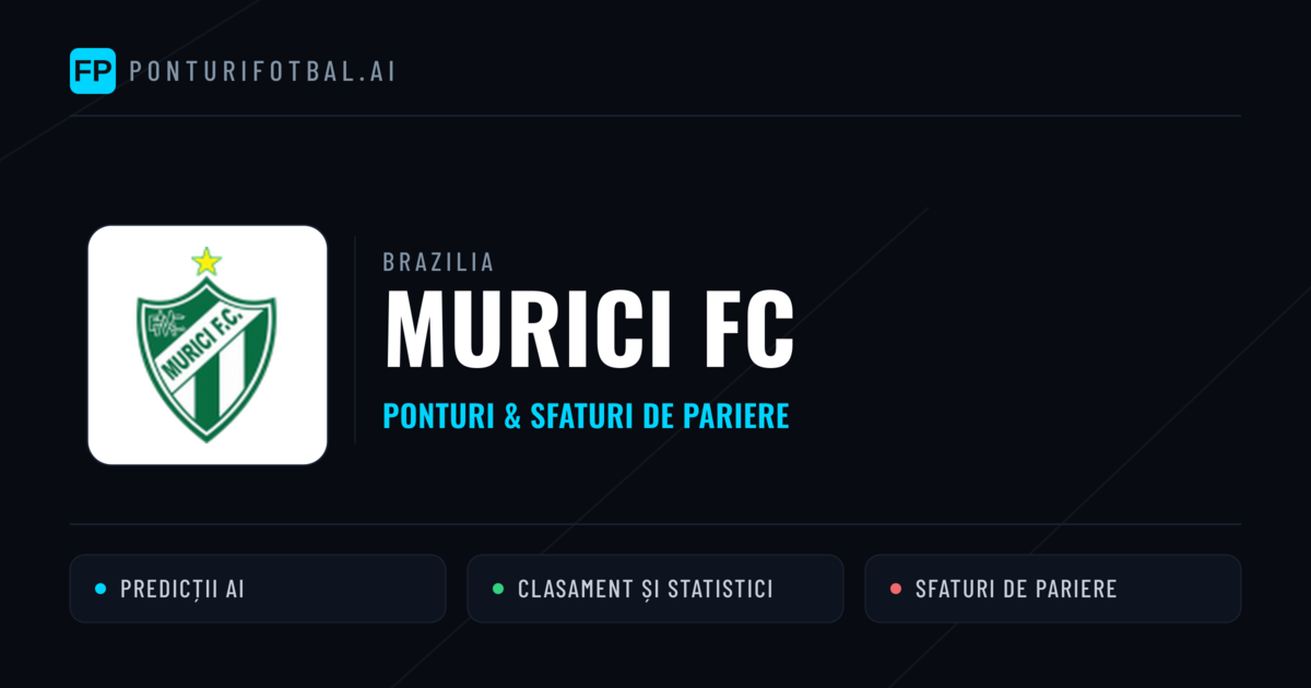 Murici FC Ponturi și statistici