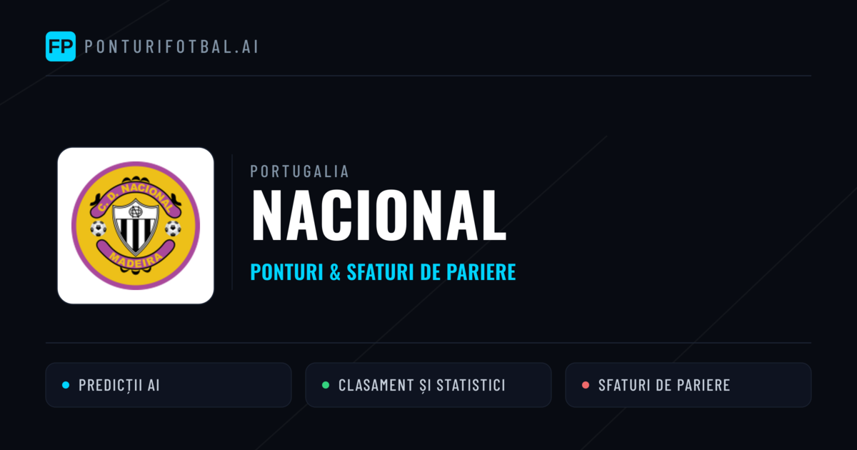 Nacional Ponturi și statistici