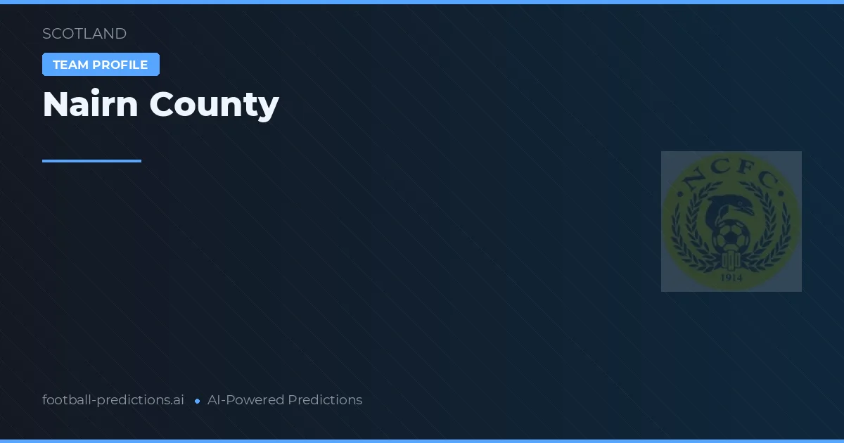 Nairn County Ponturi și statistici