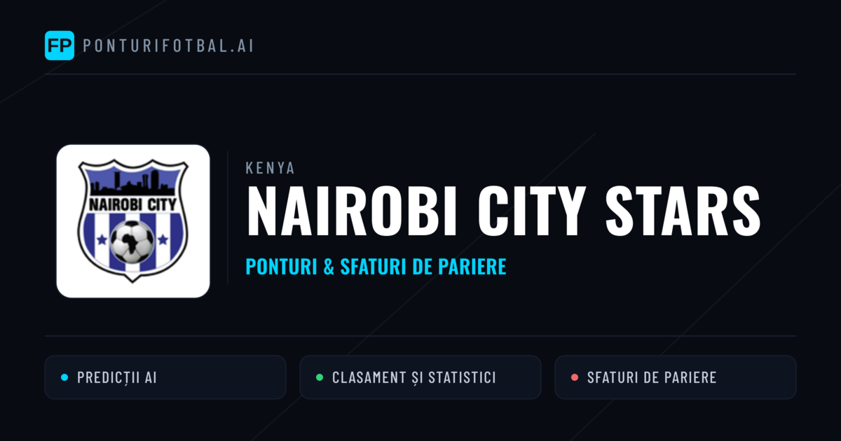 Nairobi City Stars Ponturi și statistici