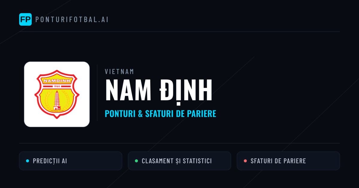 Nam Định Ponturi și statistici