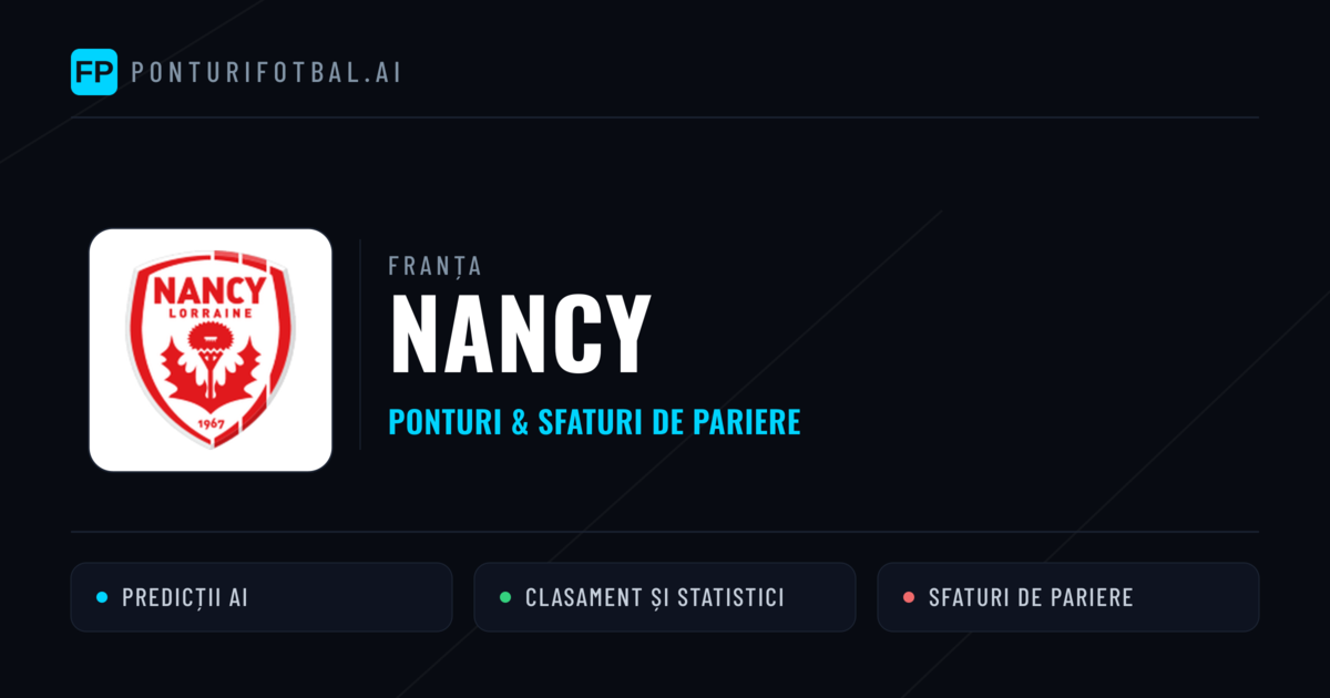 Nancy Ponturi și statistici