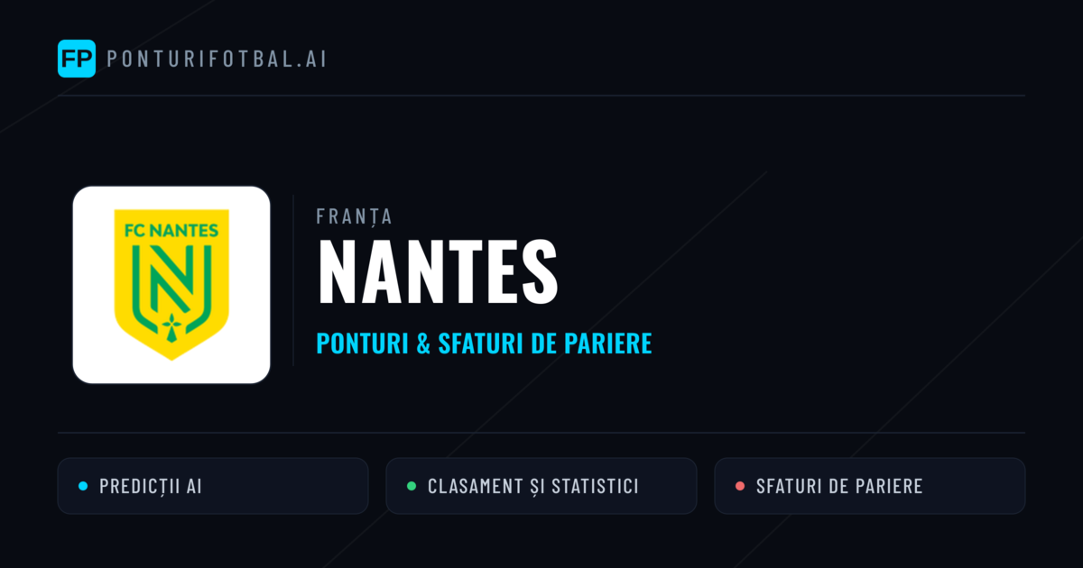 Nantes Ponturi și statistici