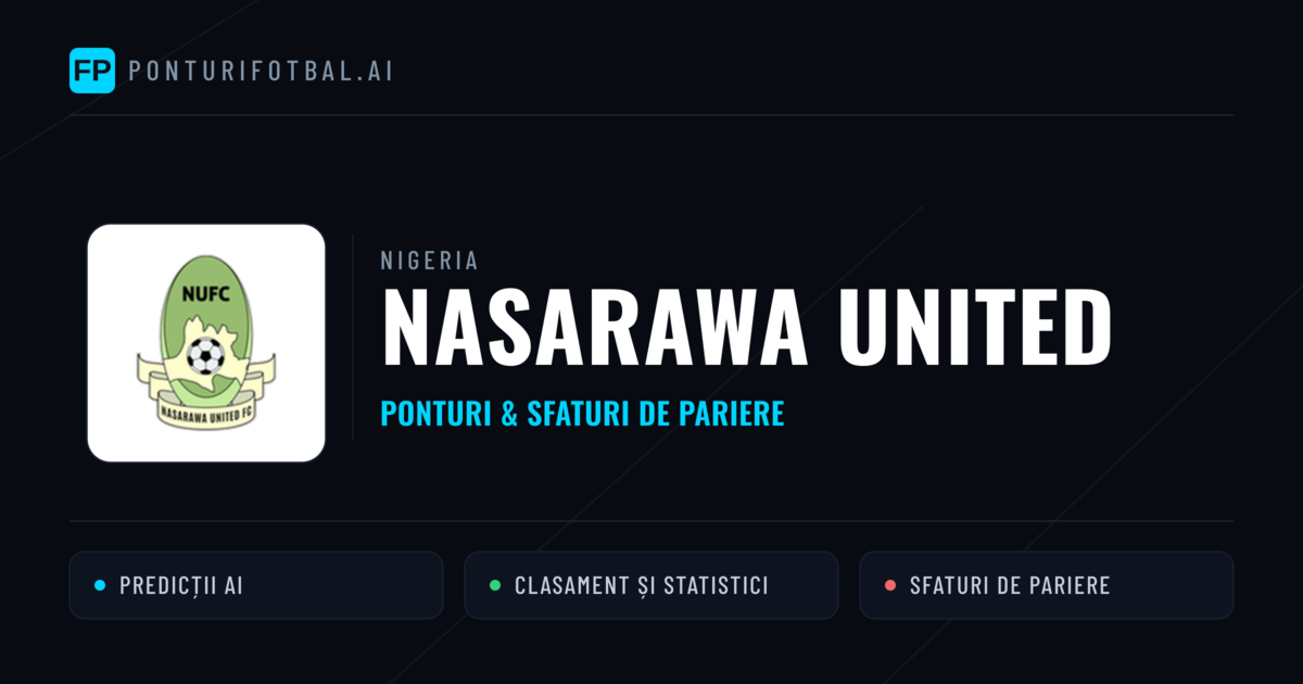 Nasarawa United Ponturi și statistici