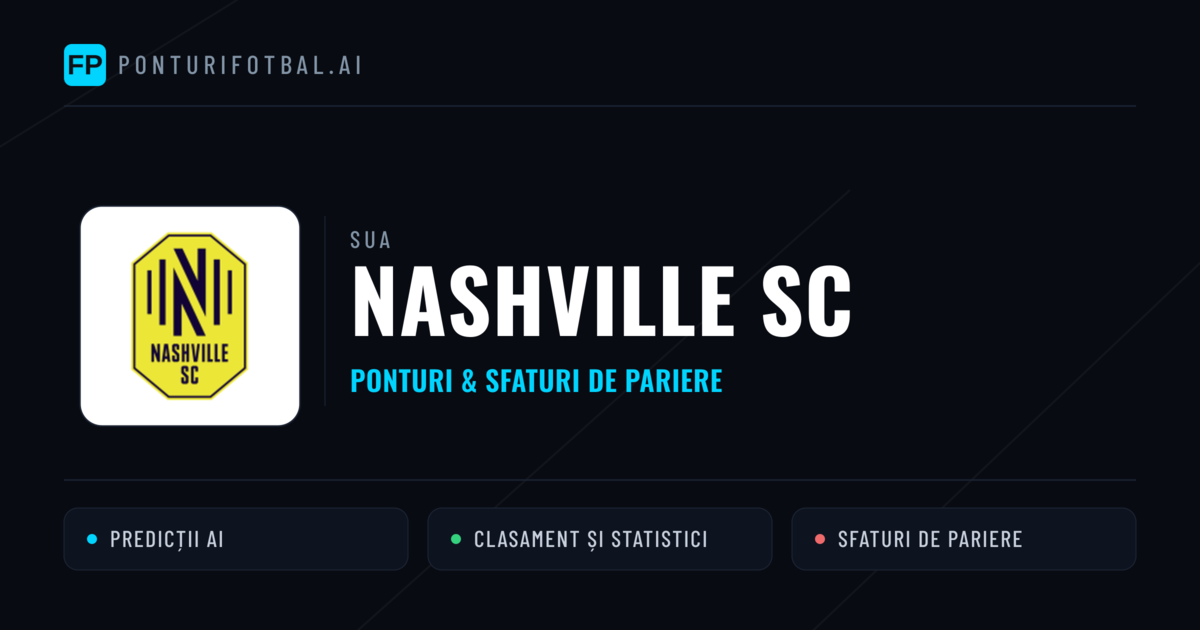 Nashville SC Ponturi și statistici