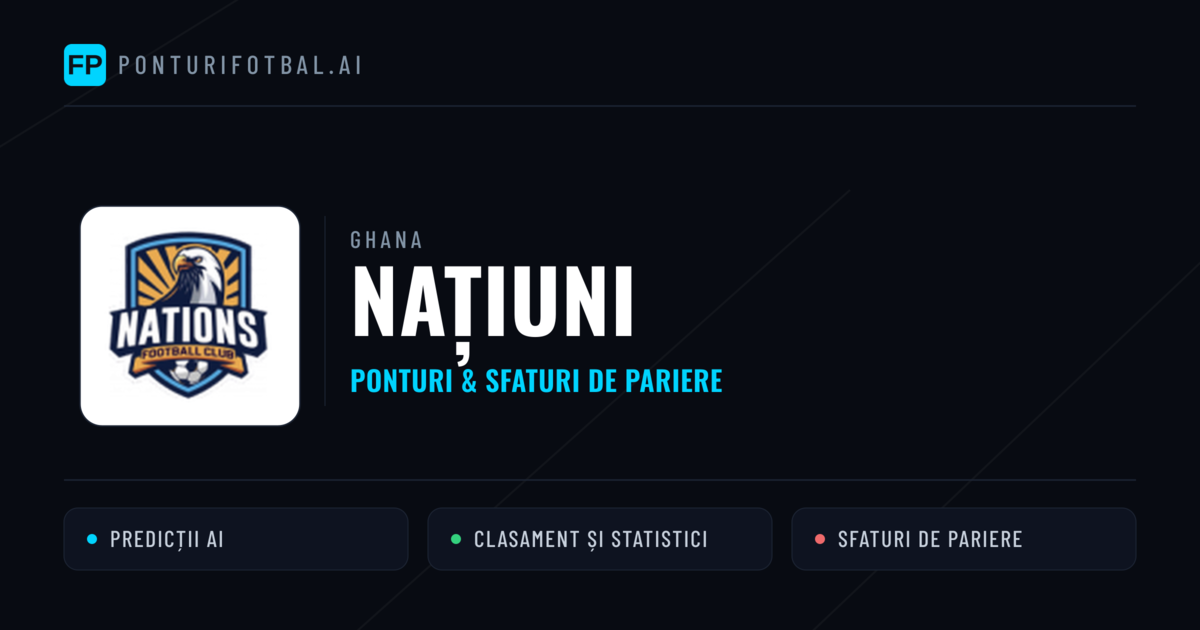 Națiuni Ponturi și statistici