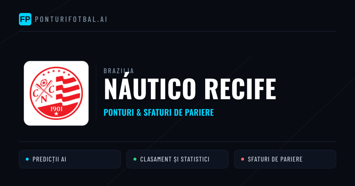 Náutico Recife Ponturi și statistici